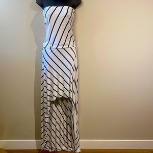 Elan Hi Low Strapless Dress